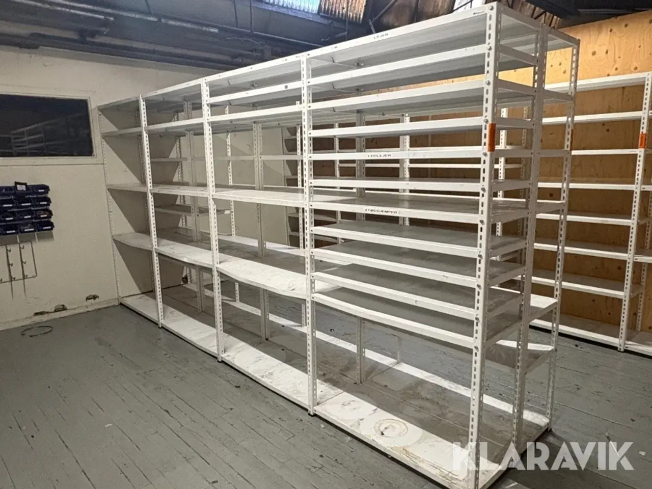 Billede 2 - Værkstedsreoler Metal design 16 sektioner