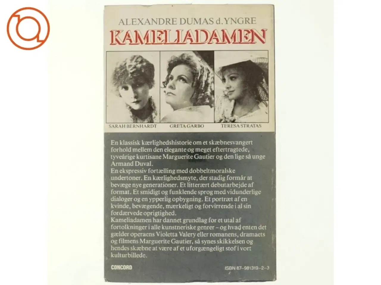 Billede 3 - Kameliadamen af Alexandre Dumas d. yngre (bog)