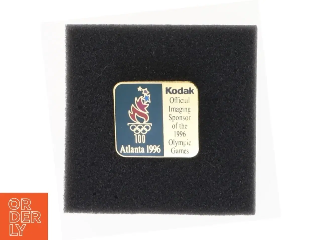 Billede 1 - Atlanta 1996 Olympiske Lege Kodak Sponsor Pin(str. 3 x 2,5 cm)