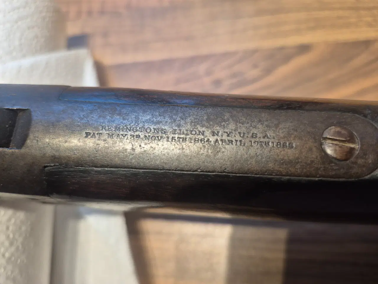 Billede 8 - Remington Rollingblock glat 1864. Flot stand. 