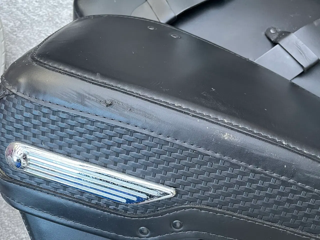 Billede 3 - Sidetasker læder Road King