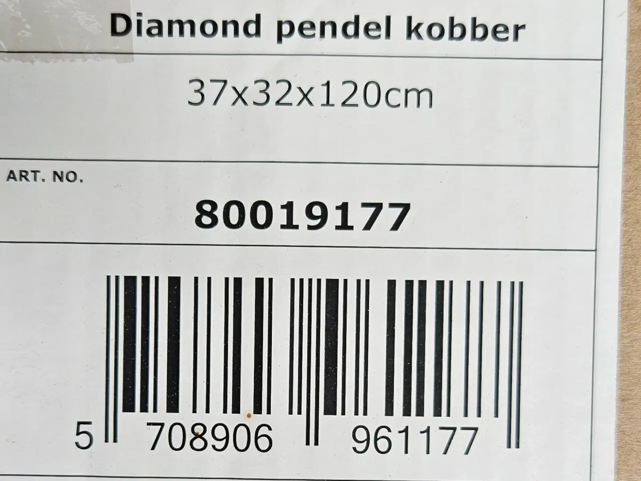 Billede 2 - Pendel kobber 2 stk.