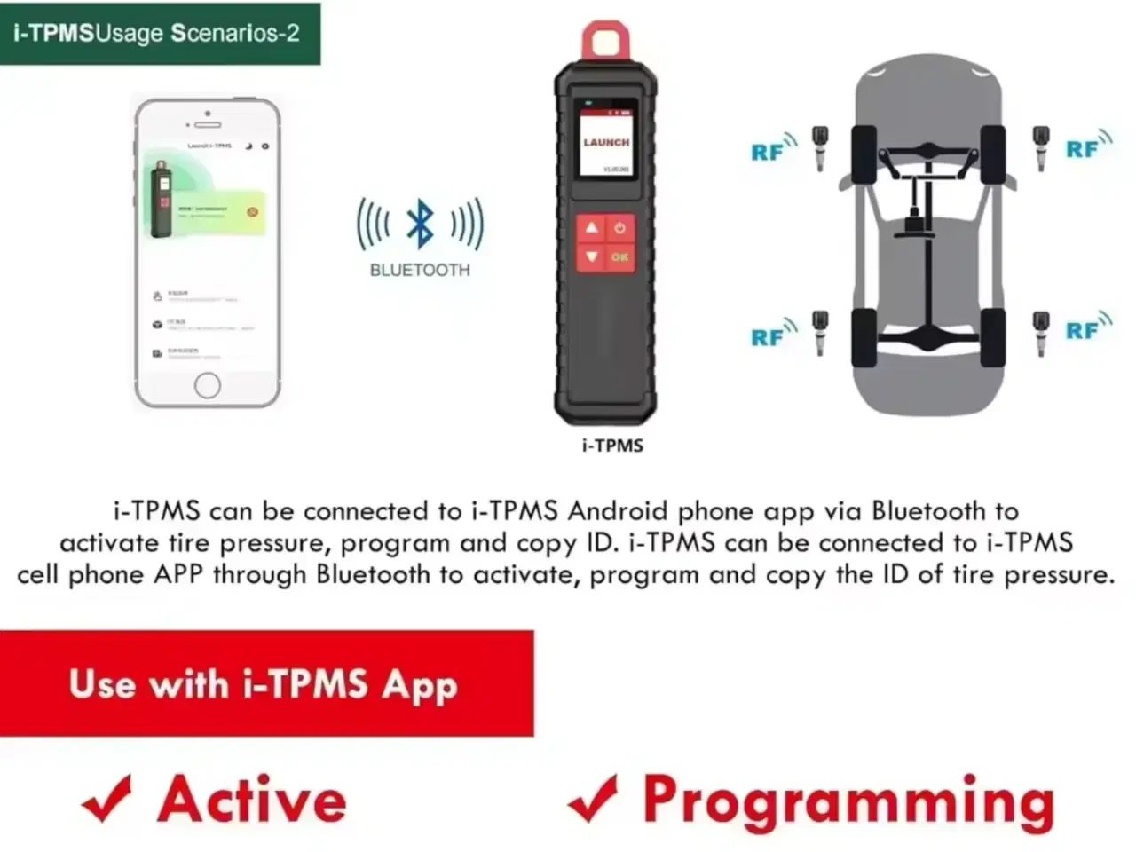 Billede 3 - i-TPMS - TPMS Sensor kodnings og progreammerings enhed  for Launch X-431serien og CRP-MOT