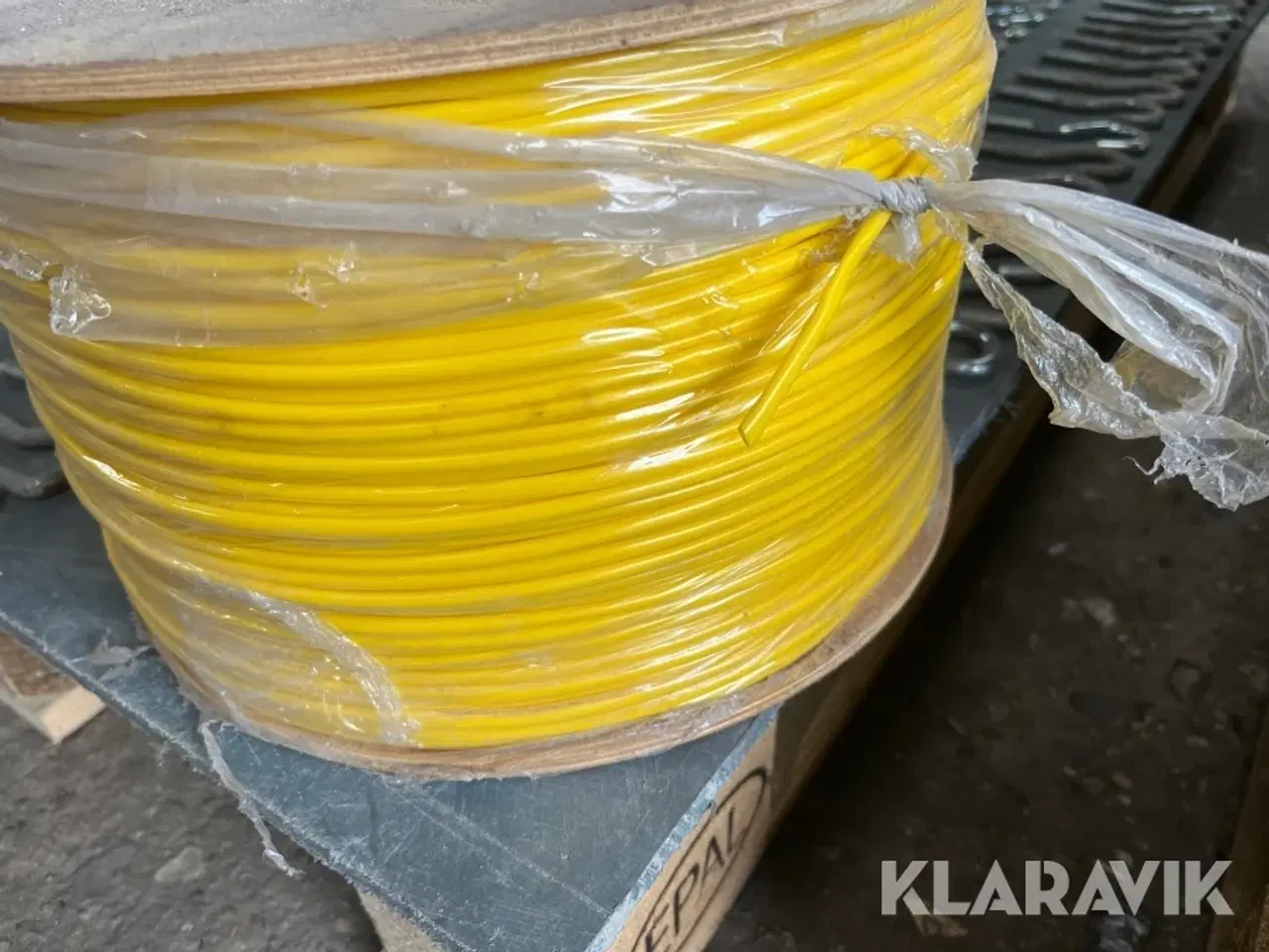 Billede 11 - LOT: kroge, wire, slangeopruller, 200 meter PEL rør