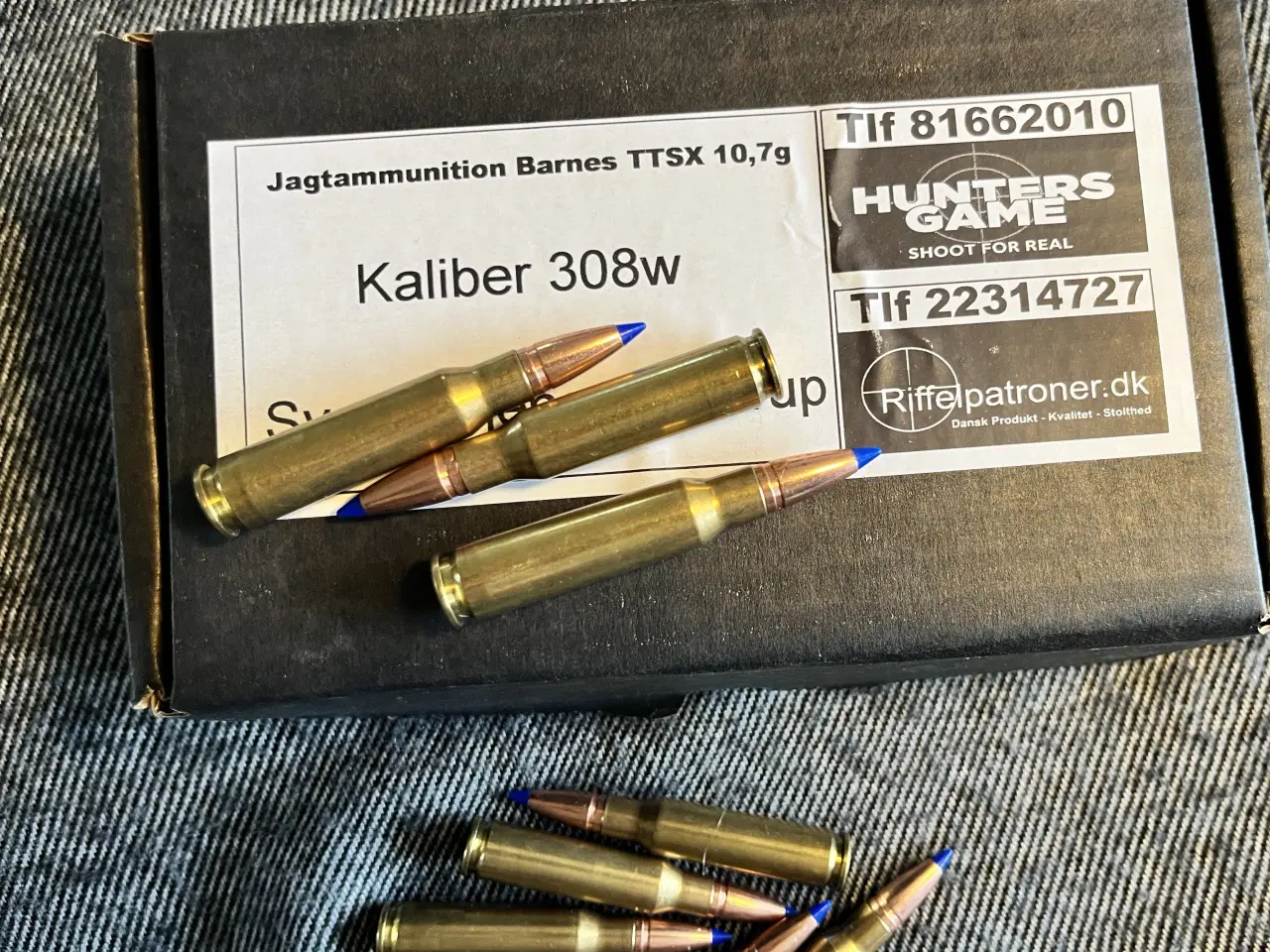 Billede 3 - Blyfri riffelpatroner med stor chokeffekt