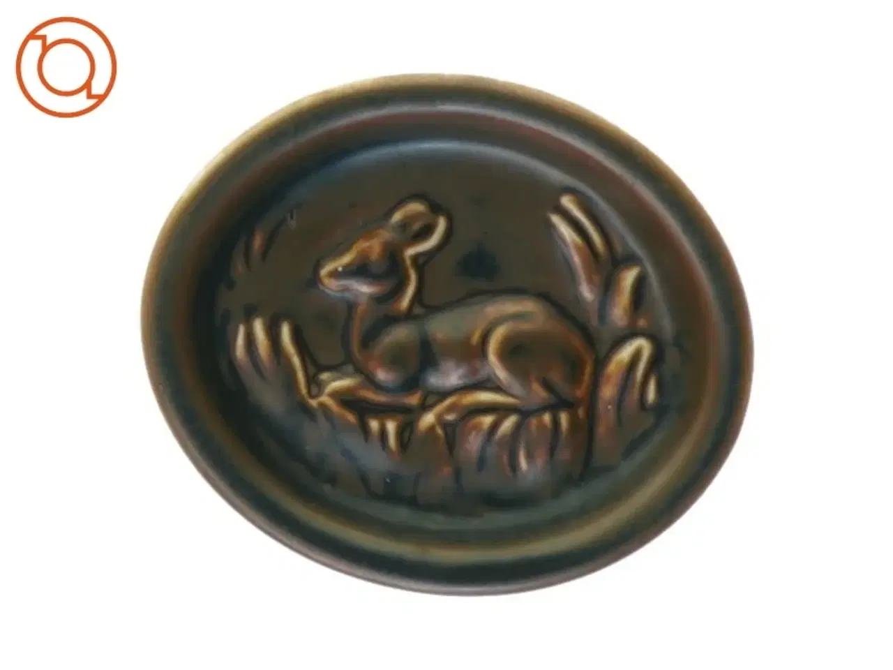Billede 1 - Kongelig Dansk Stentøj 21664 Hjortekid lille skål fra Royal Copenhagen (str. 11 x 9 cm)