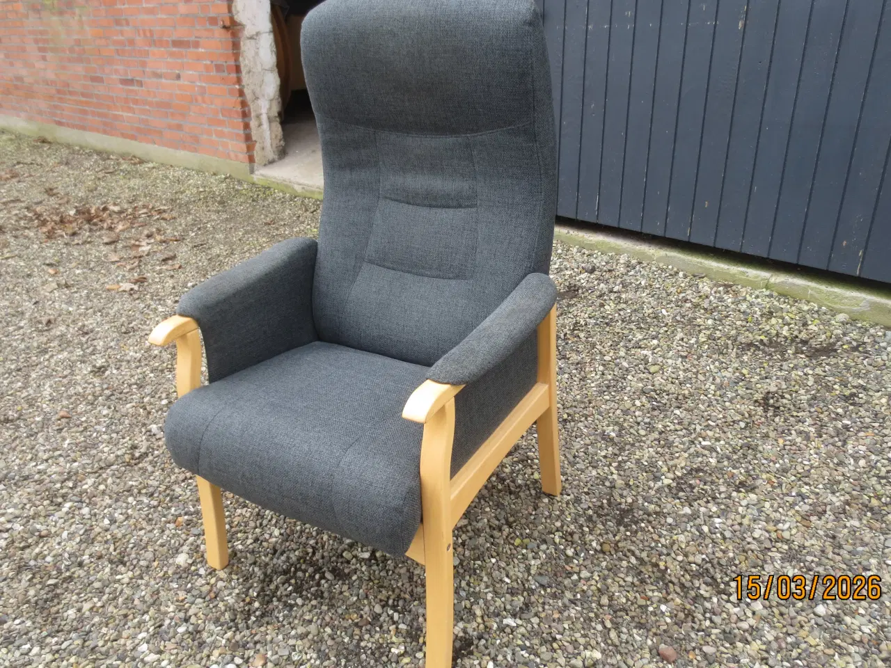 Billede 1 - 1 stk Hjort Knudsen Otiumlænestol 