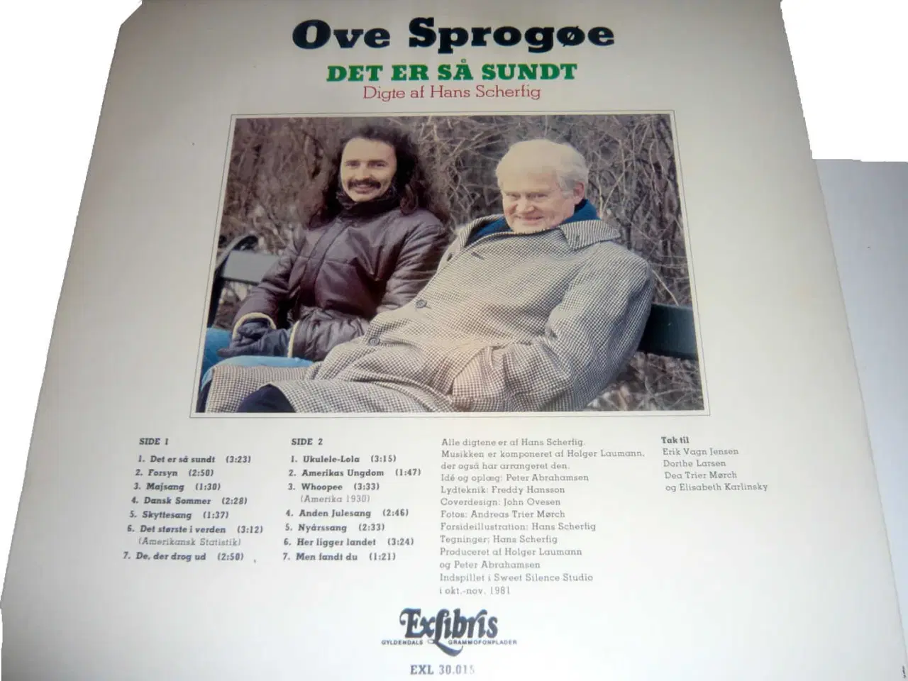 Billede 2 - Ove Sprogøe: Det er så sundt - vinyl LP