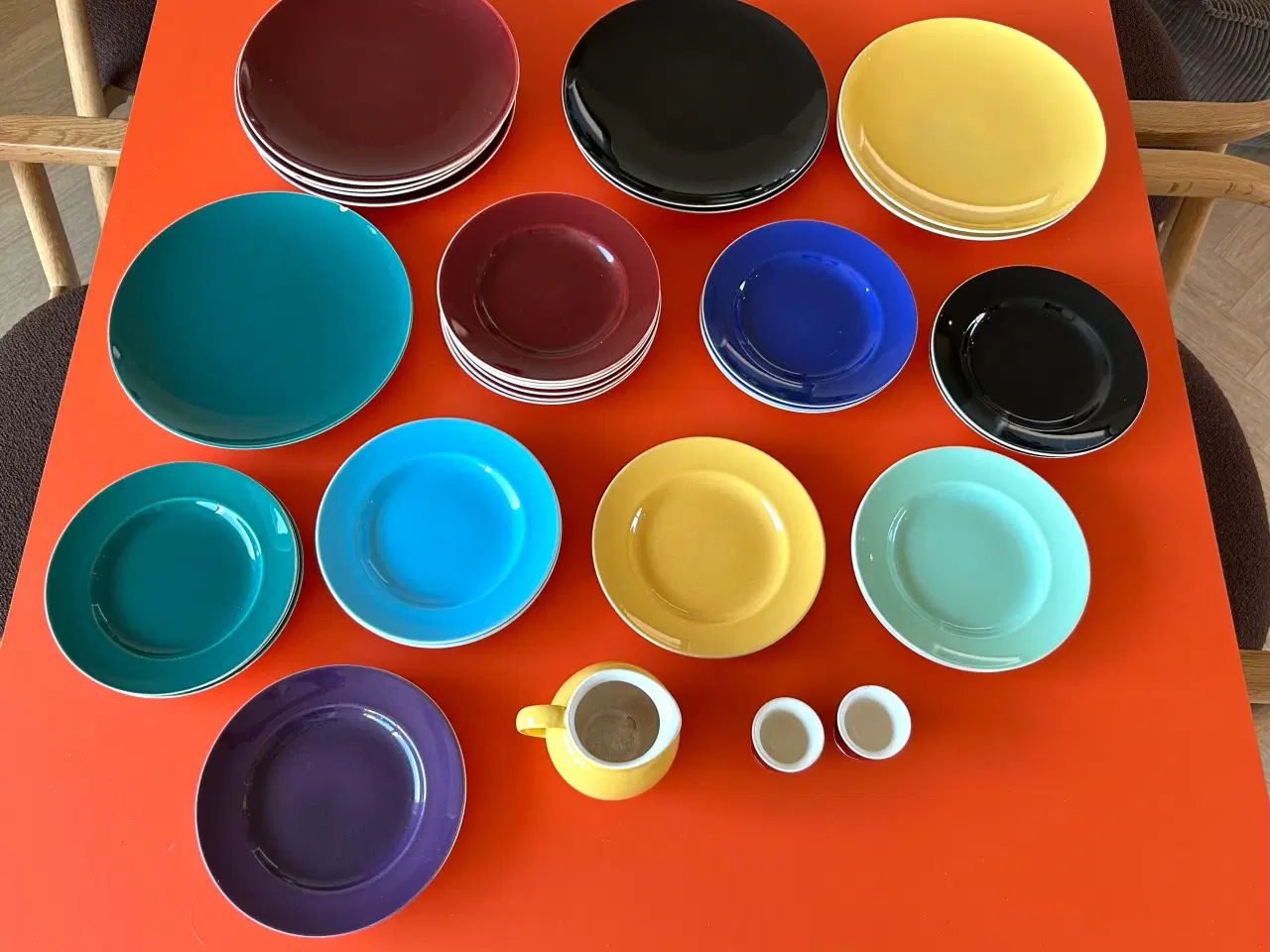 Billede 2 - Confetti stel, 35 dele (Aluminia)