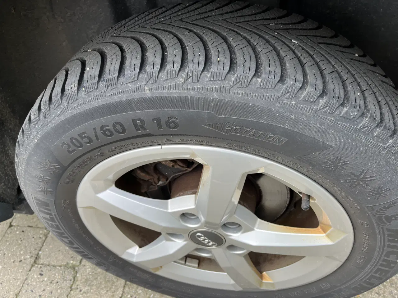 Billede 1 - All.fælge 16” og Michelin vinter 