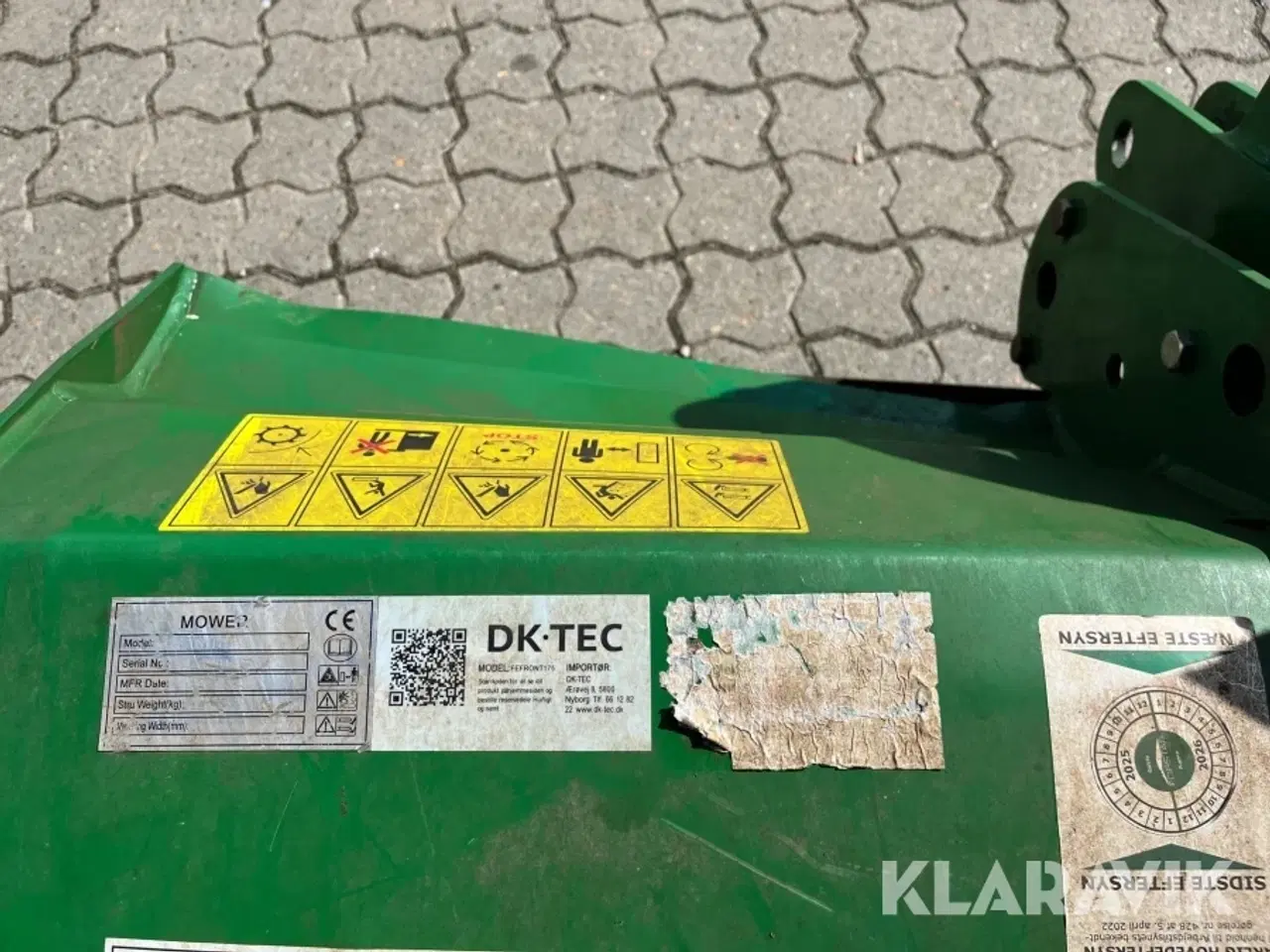 Billede 8 - Slagleklipper Dk-Tec Fefront 175