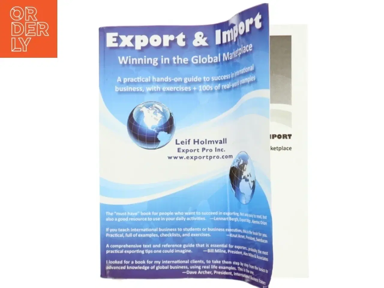 Billede 1 - Export and Import af Leif Holmvall (Bog)