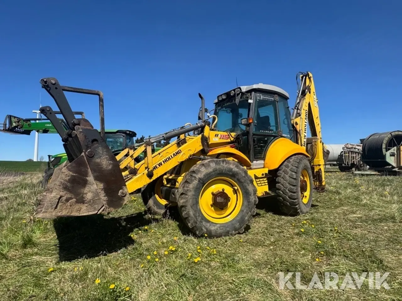 Billede 1 - Rendegraver New Holland B 115 - 4PS