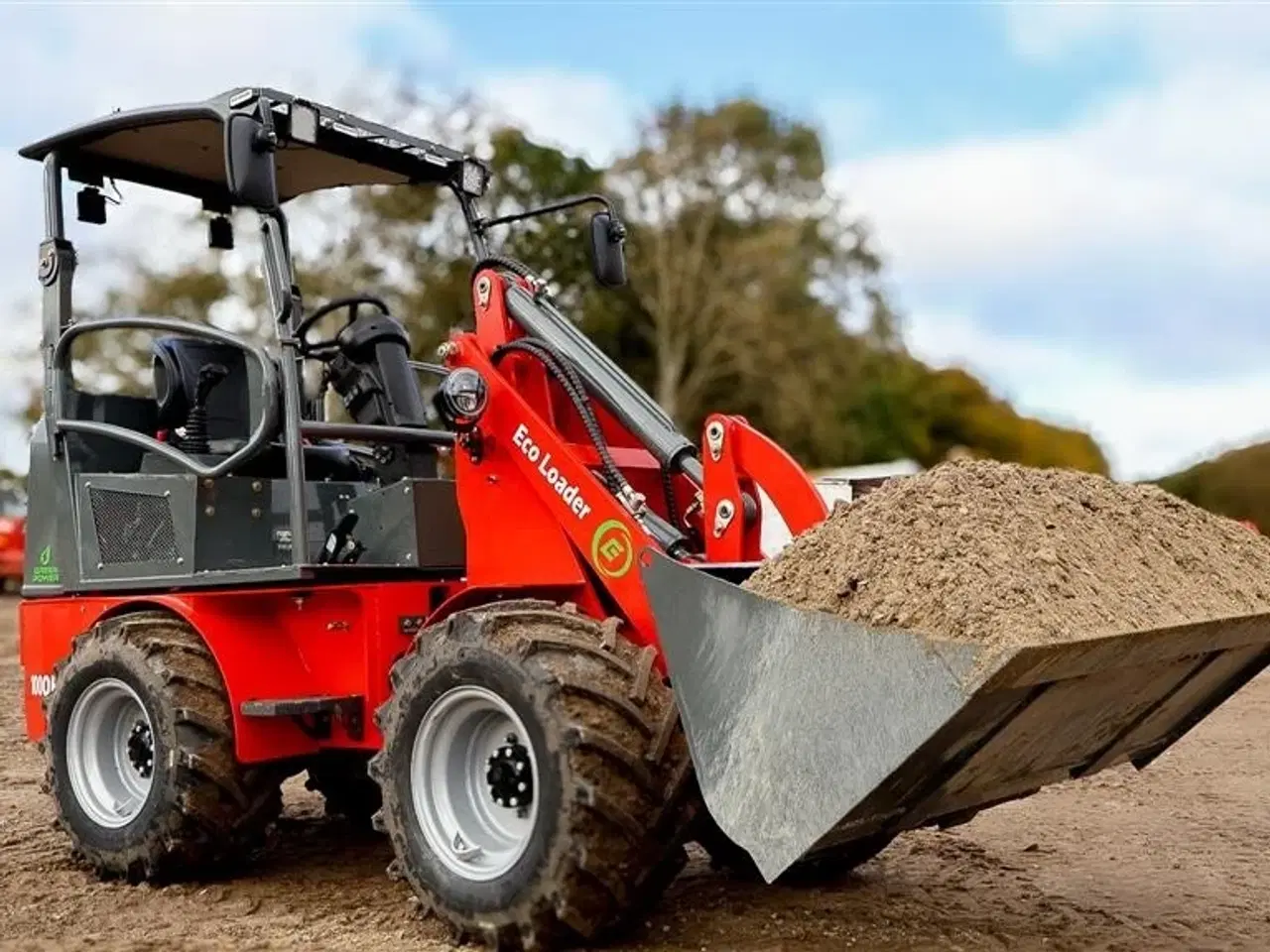 Billede 4 - Eco Loader 1000E EL inkl. skovl & pallegafler