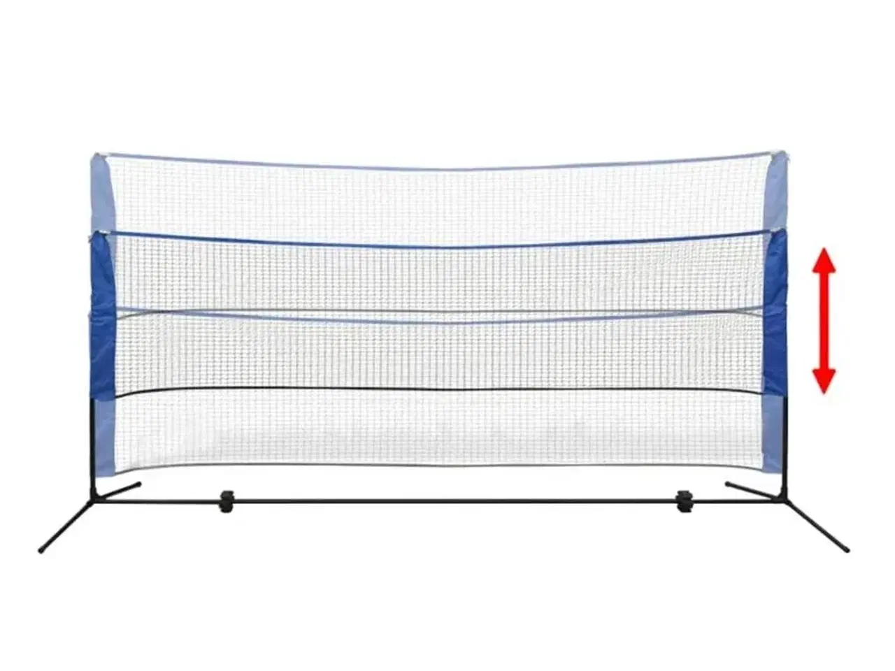 Billede 4 - Badmintonsæt med net og fjerbolde 300 x 155 cm