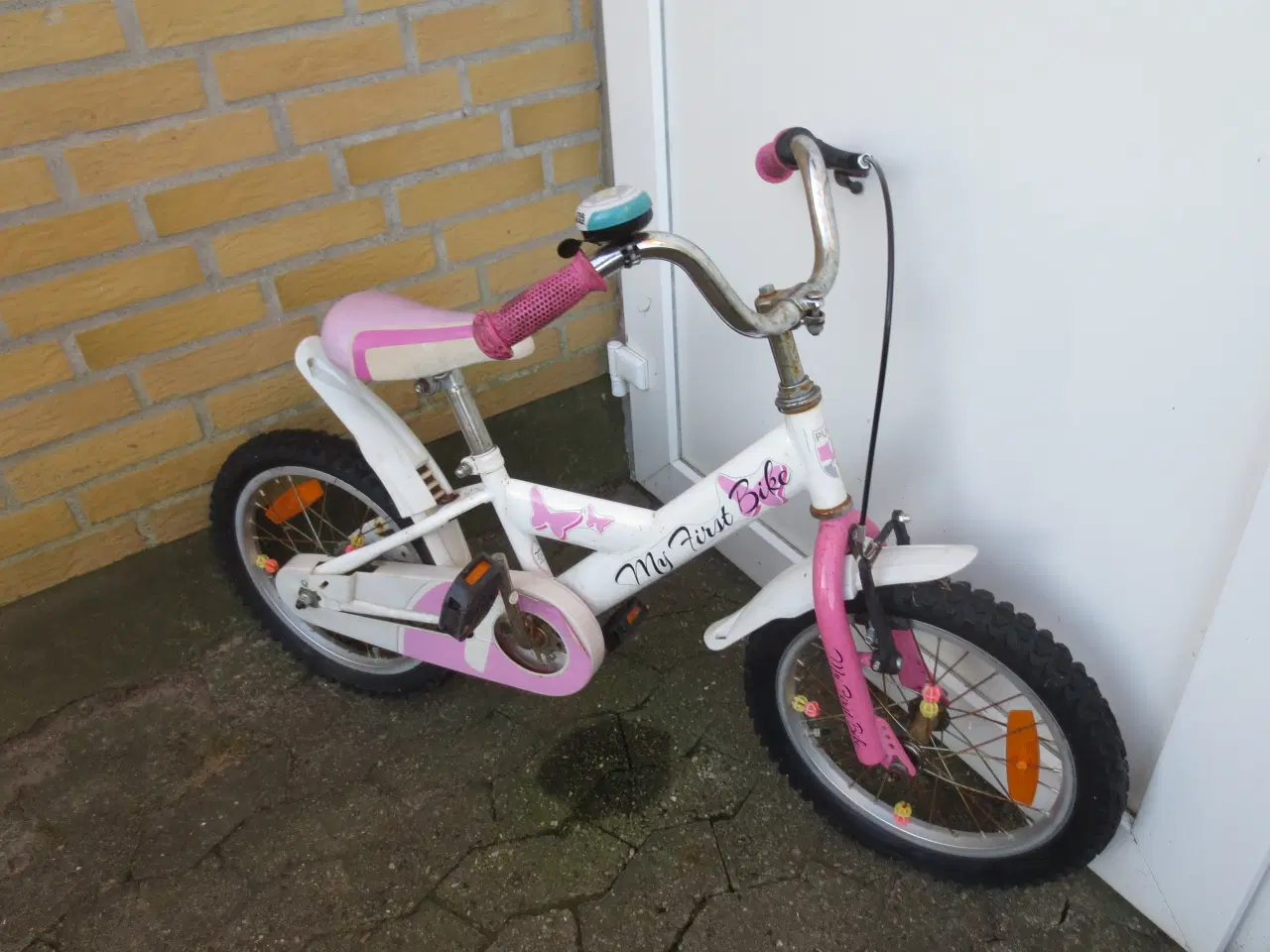 Billede 3 - 1 stk Pigecykel My First Bike 16 tommer hjul 