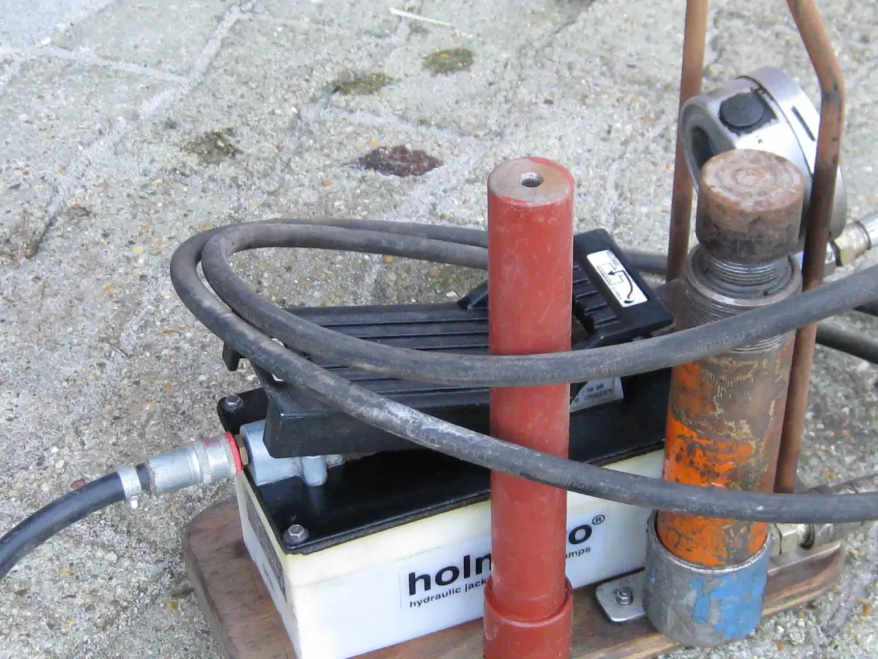 Billede 4 - Hydraulik luftpumpe 700 bar m. cylinder