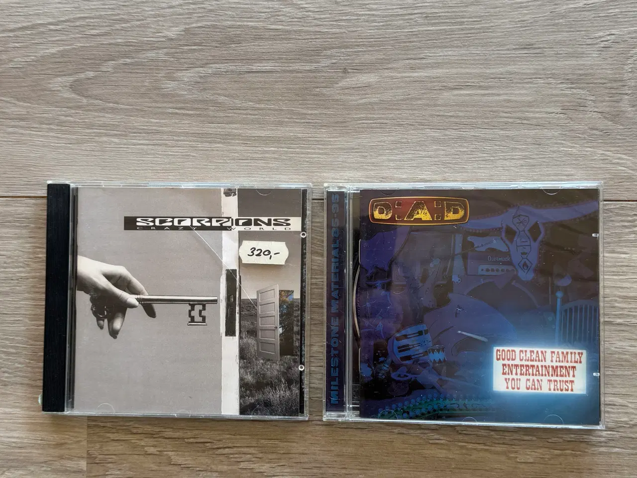 Billede 1 - SCORPIONS, D:A:D CD’ER