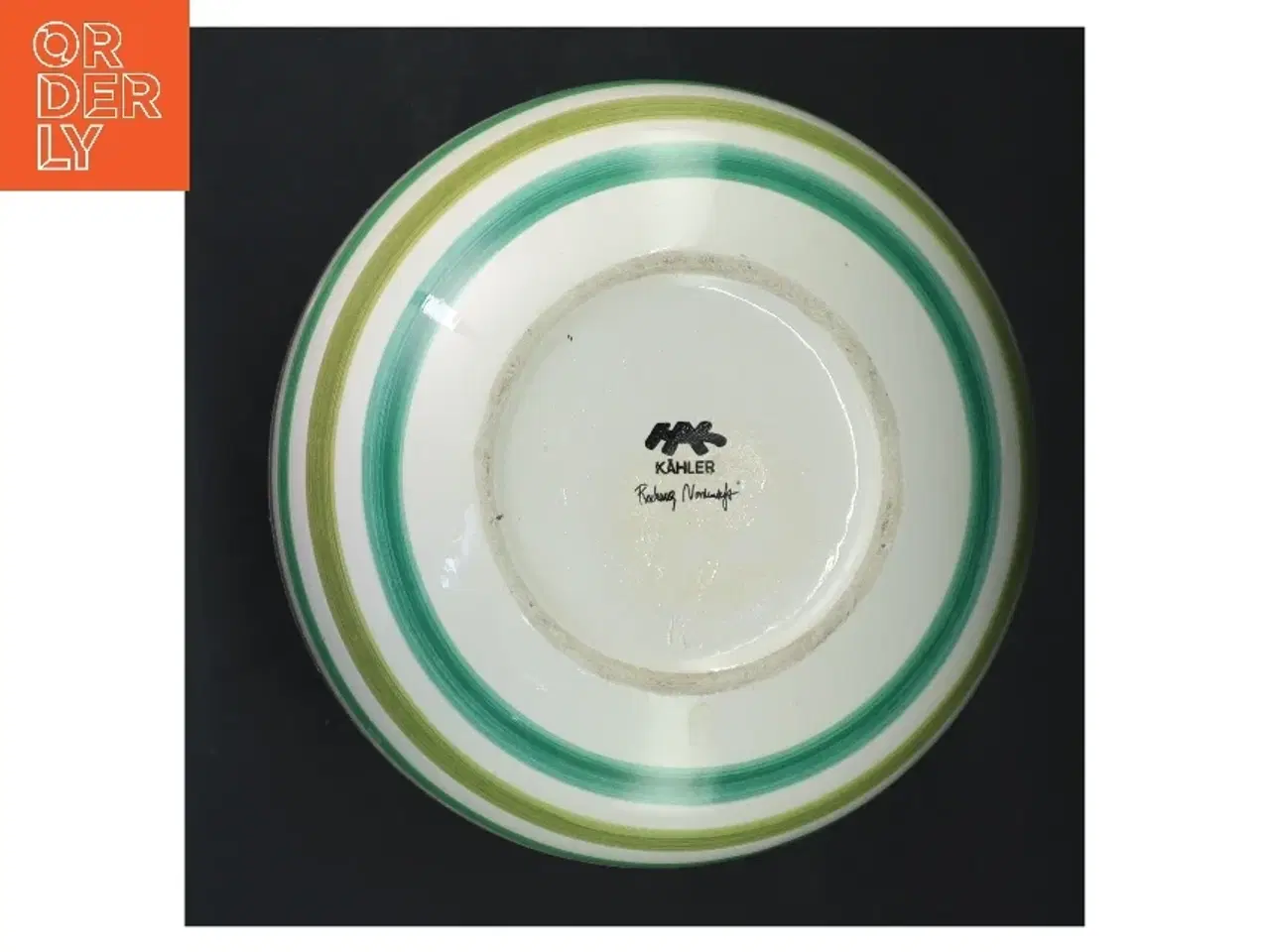 Billede 3 - Stribet vase fra Kähler (str. 20x16 cm)