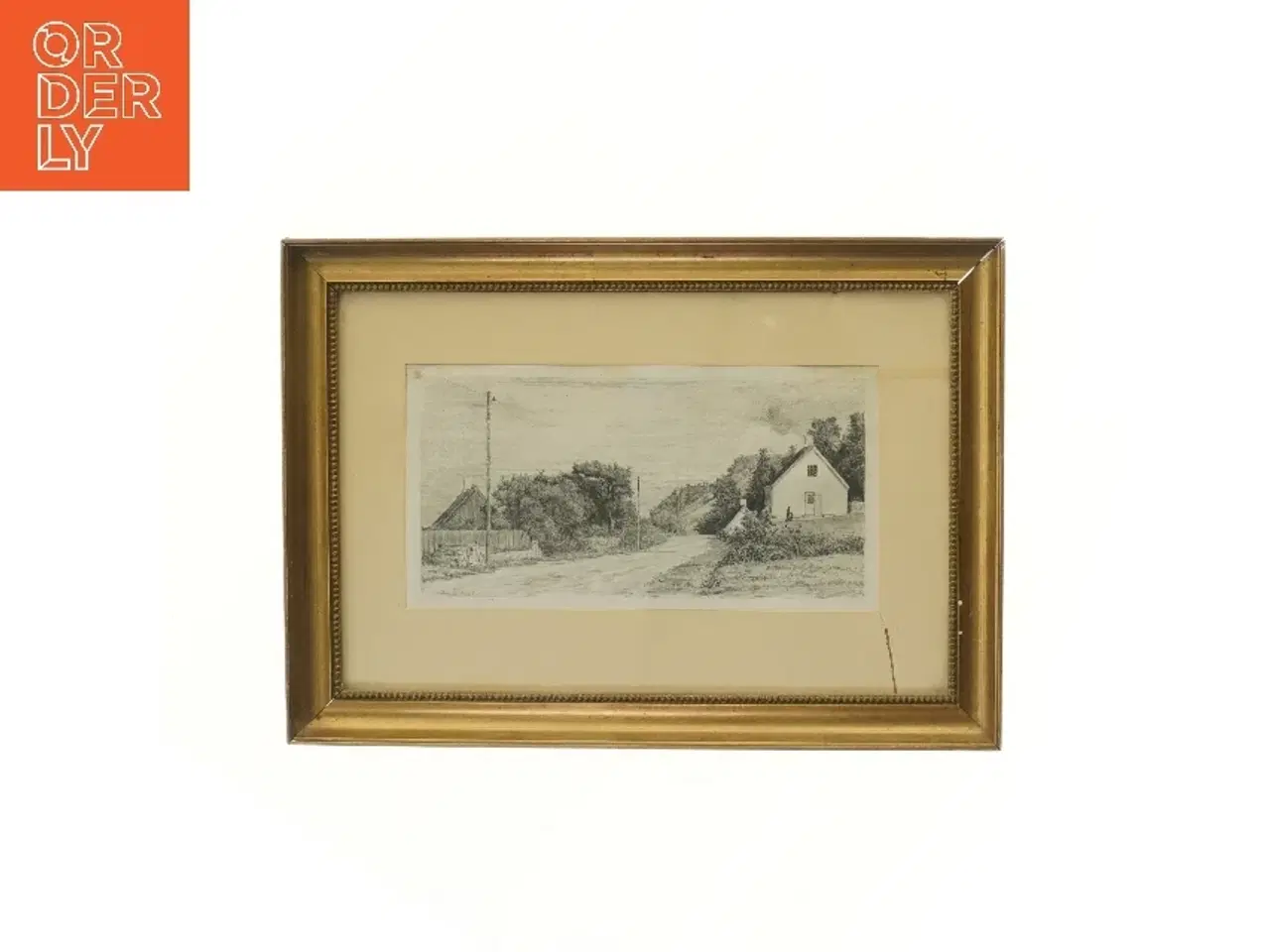 Billede 1 - Indrammet radering Carl Bloch (str. 42x30 cm)