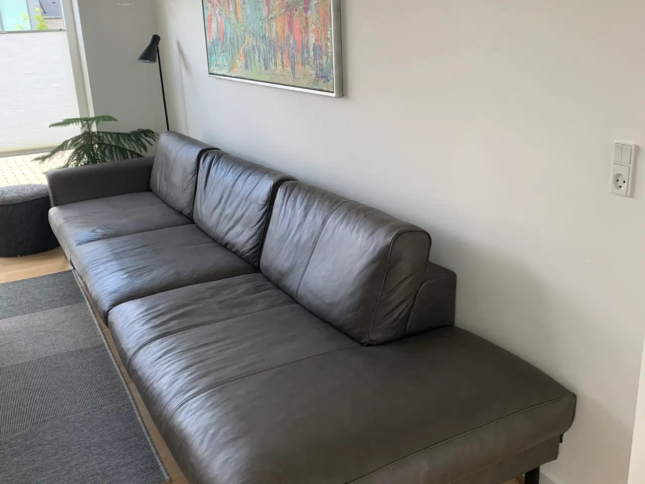 Billede 1 - Sofa 5 pers. Læder