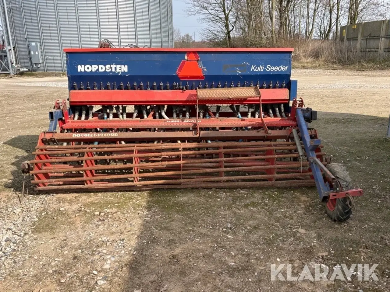 Billede 4 - Såmaskine Nordsteen Kulti-Seeder med dobbelt-Record såbedsharve