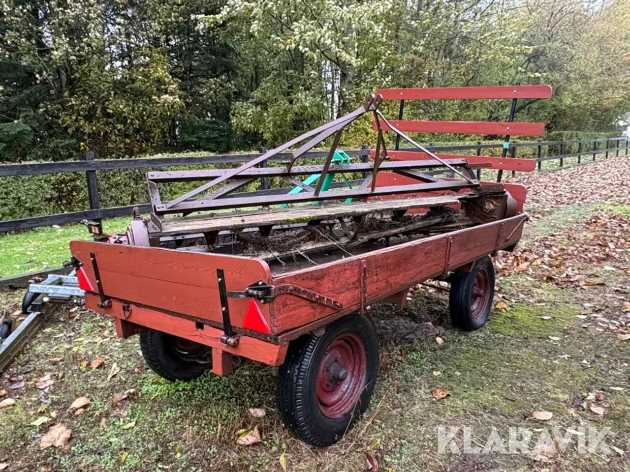 Billede 4 - Vogn, såmaskine og harve 736304