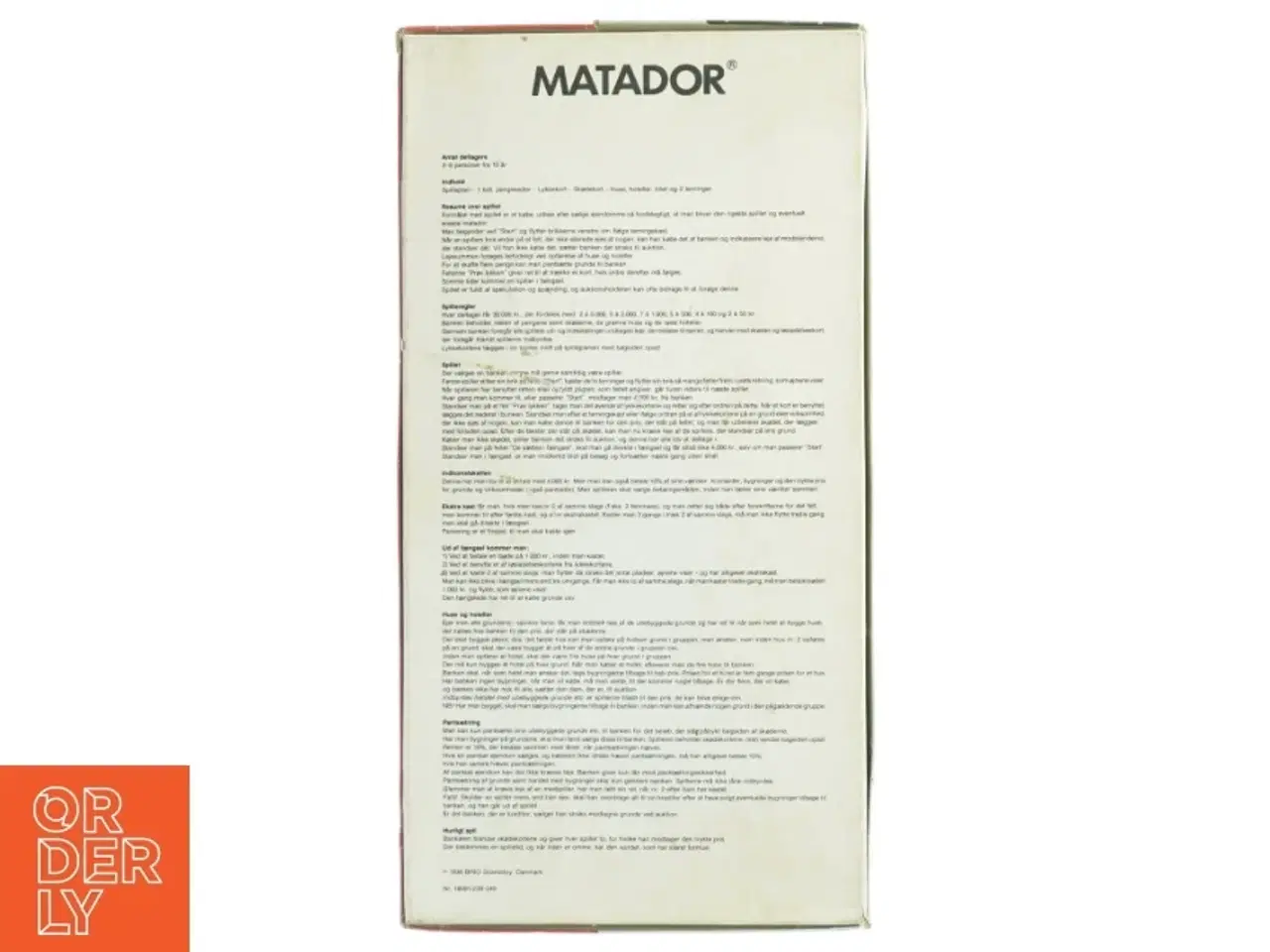 Billede 4 - Matador brætspil (str. 44 x 22 x 3 cm)