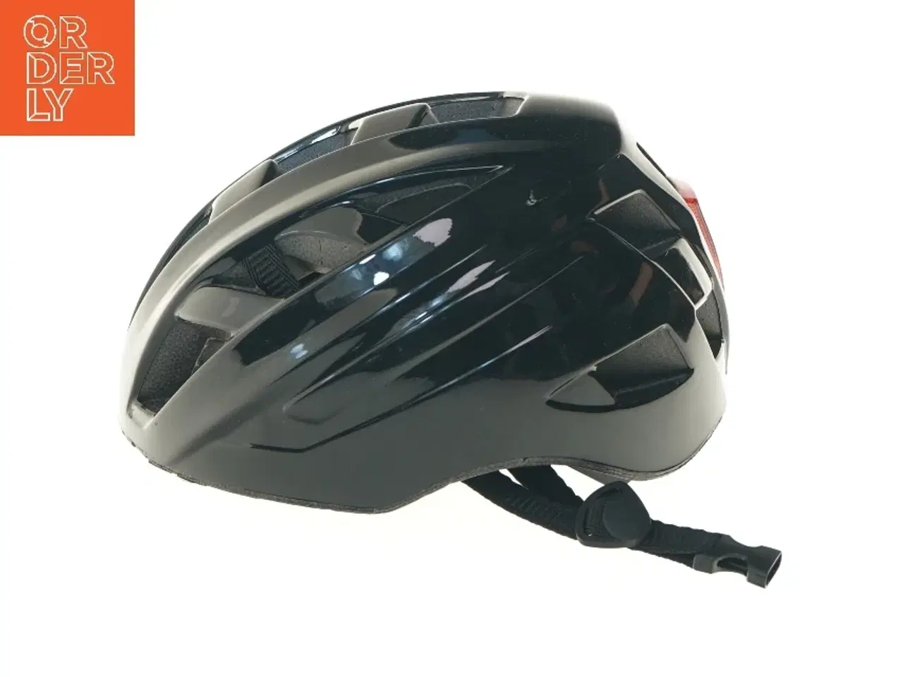 Billede 3 - Cykelhjelm med LED lys (str. 27 cm)