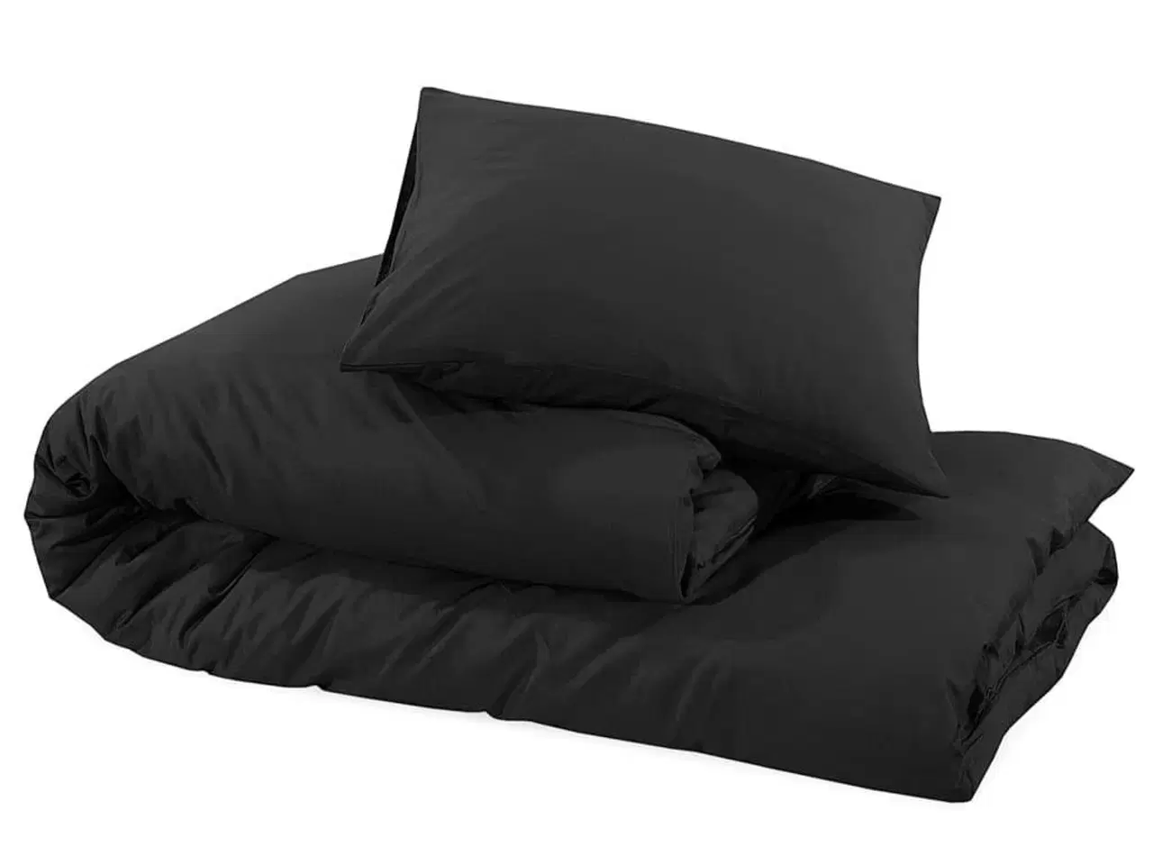 Billede 9 - Sengetøj 200x220 cm bomuld sort