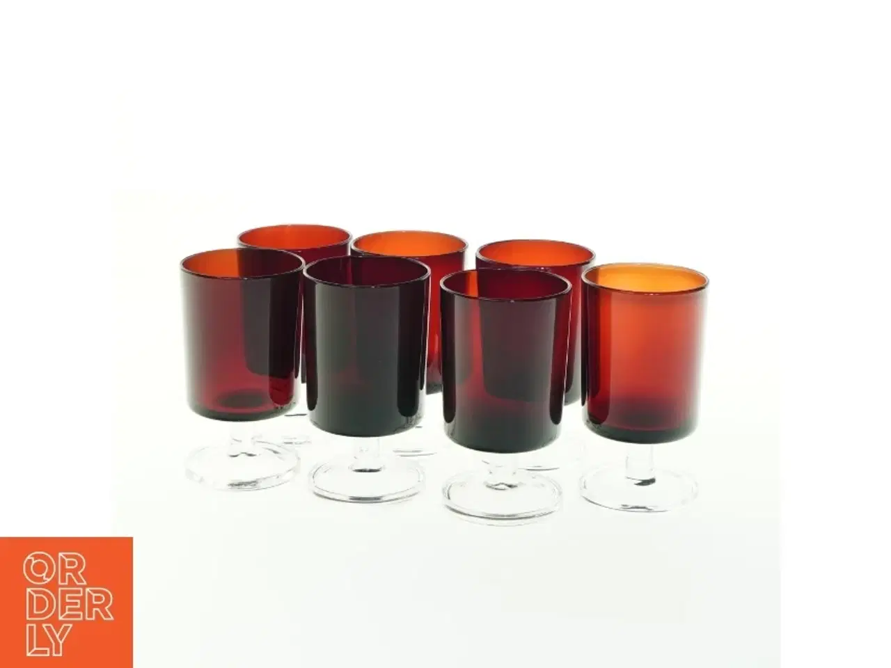 Billede 1 - Rødvinsglas (str. H 10 cm ø. 6 cm)