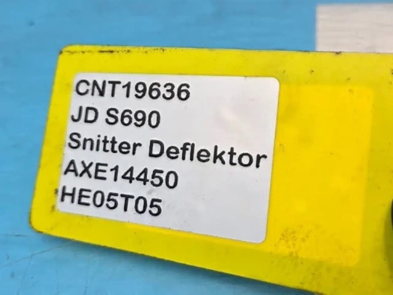 Billede 7 - John Deere S690 Snitter Deflektor AXE14450