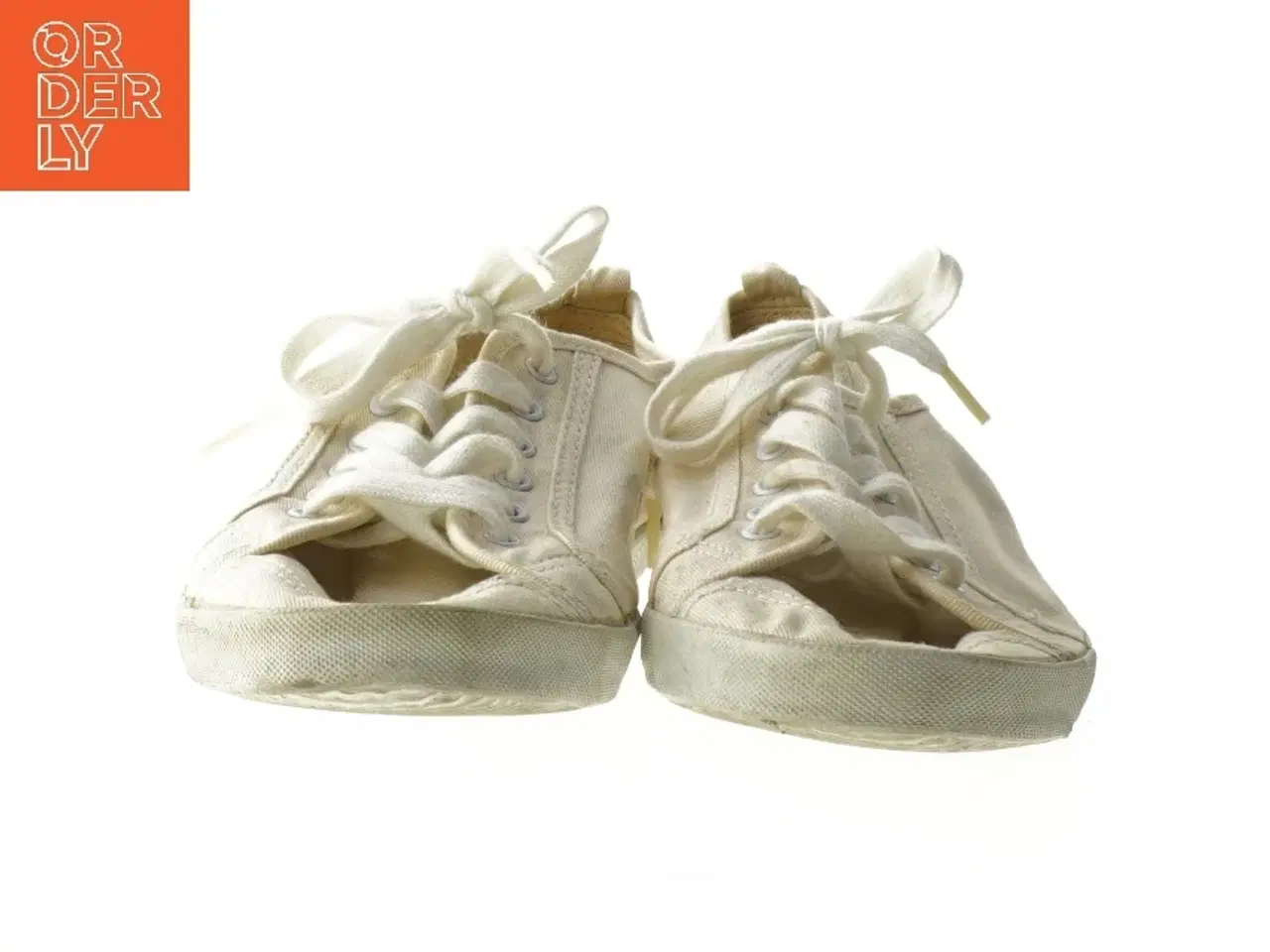 Billede 3 - Hvide old skool canvas sneaks (str. 41 )