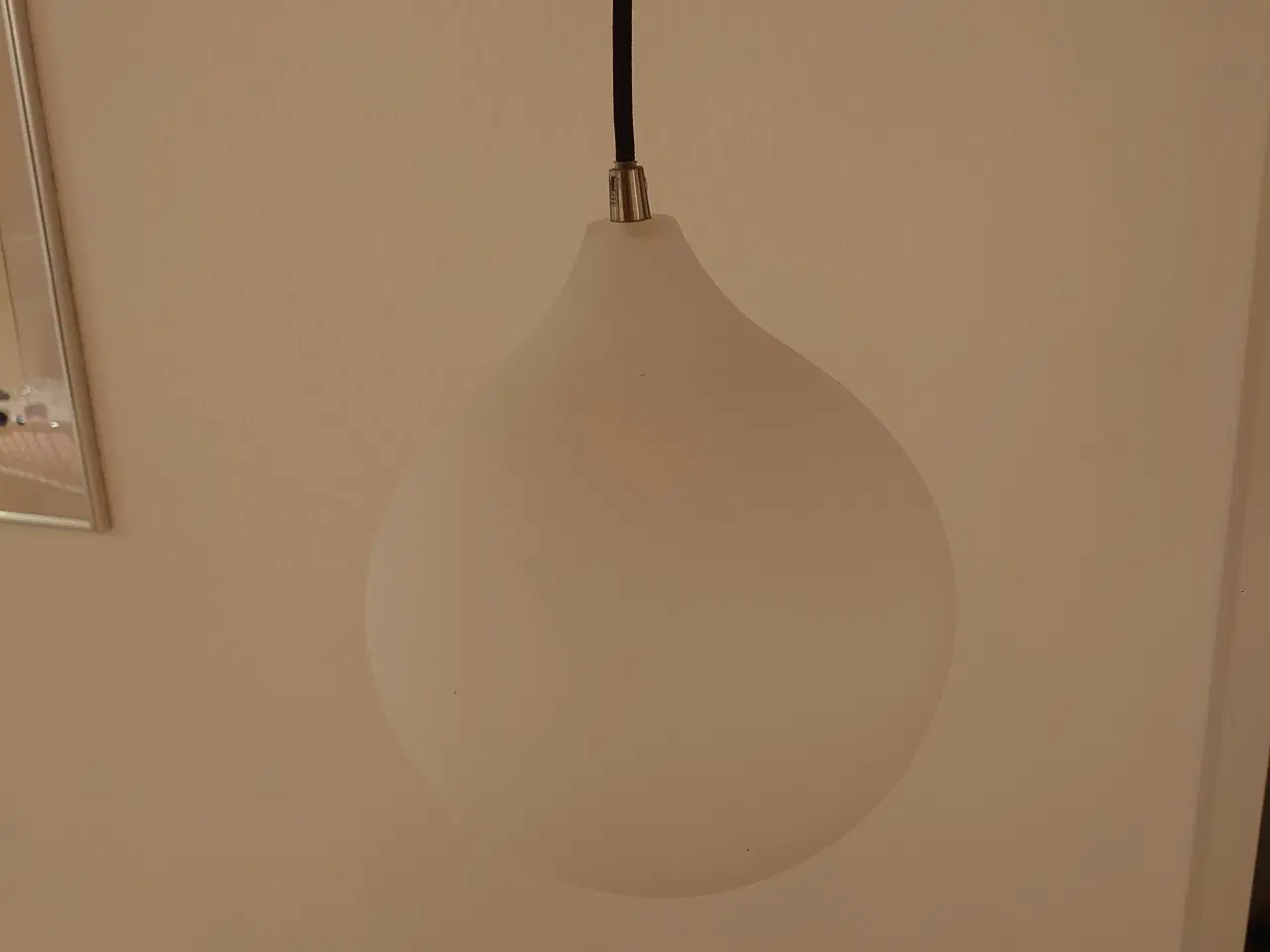 Billede 1 - Loftlampe i glas