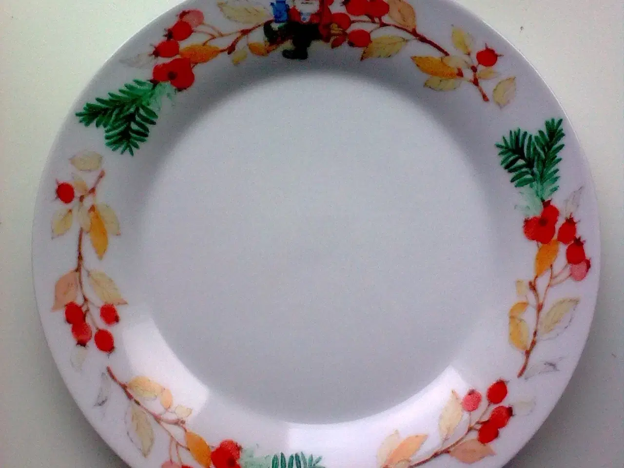 Billede 2 - Mads Stage JUL Natur Nissen hvid tallerken x 4