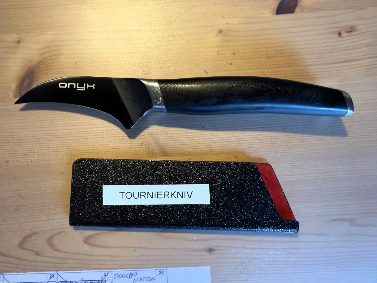 Billede 1 - onyx tournier kniv