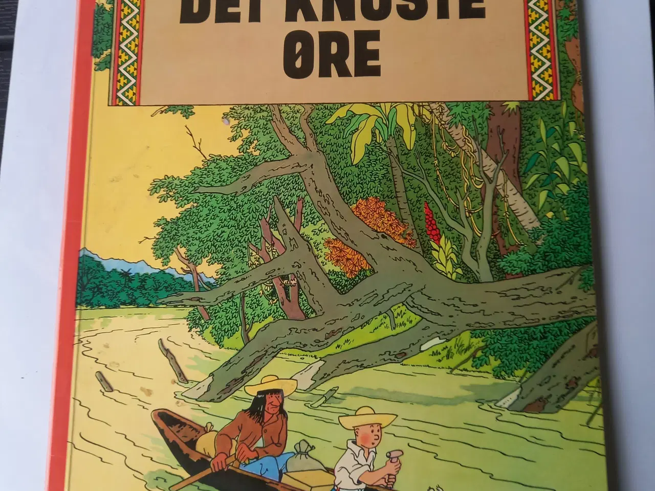 Billede 1 - TINTIN tegneserie Det knuste Øre.