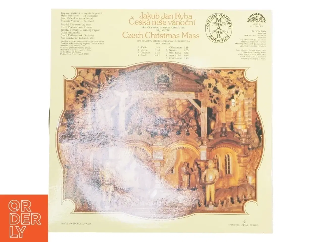 Billede 2 - Jakub Jan Ryba Česk&#225; mše v&#225;nočn&#237; LP fra Supraphon