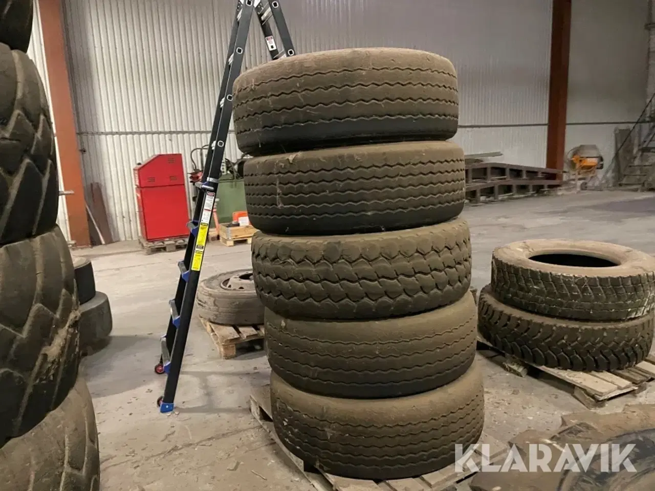 Billede 4 - Lastbils dæk Aeolus 385/65R22.5 5 styk