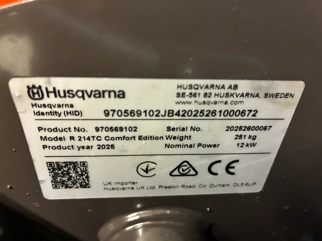 Billede 7 - Husqvarna R214TC 