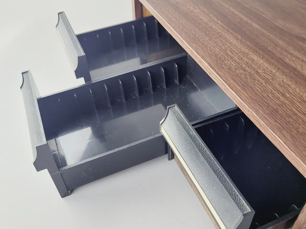 Billede 5 - ⭐️· 🎶 Vintage Kassetteboks / Opbevaring Træ-look