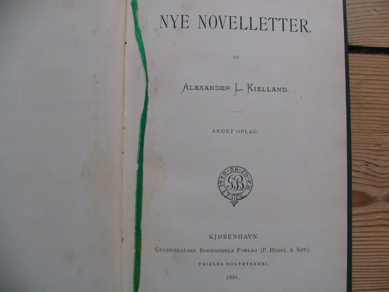 Billede 4 - Alexander Kielland. Nye Noveletter fra 1881