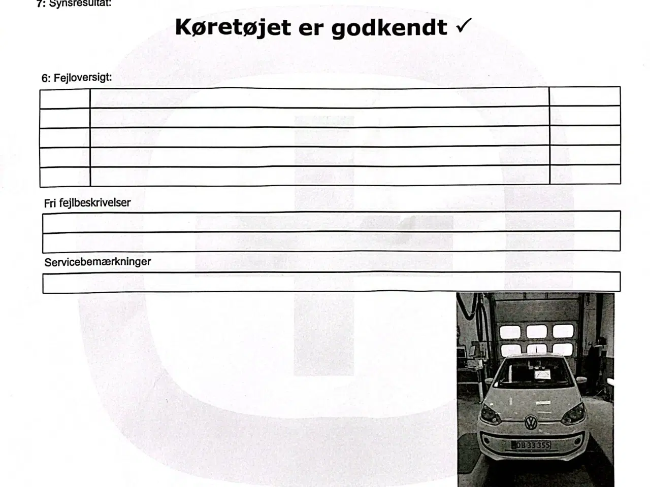Billede 5 - Ny syn vw 	1.0 Fsi Bmt 75 Hk 5-dørs
