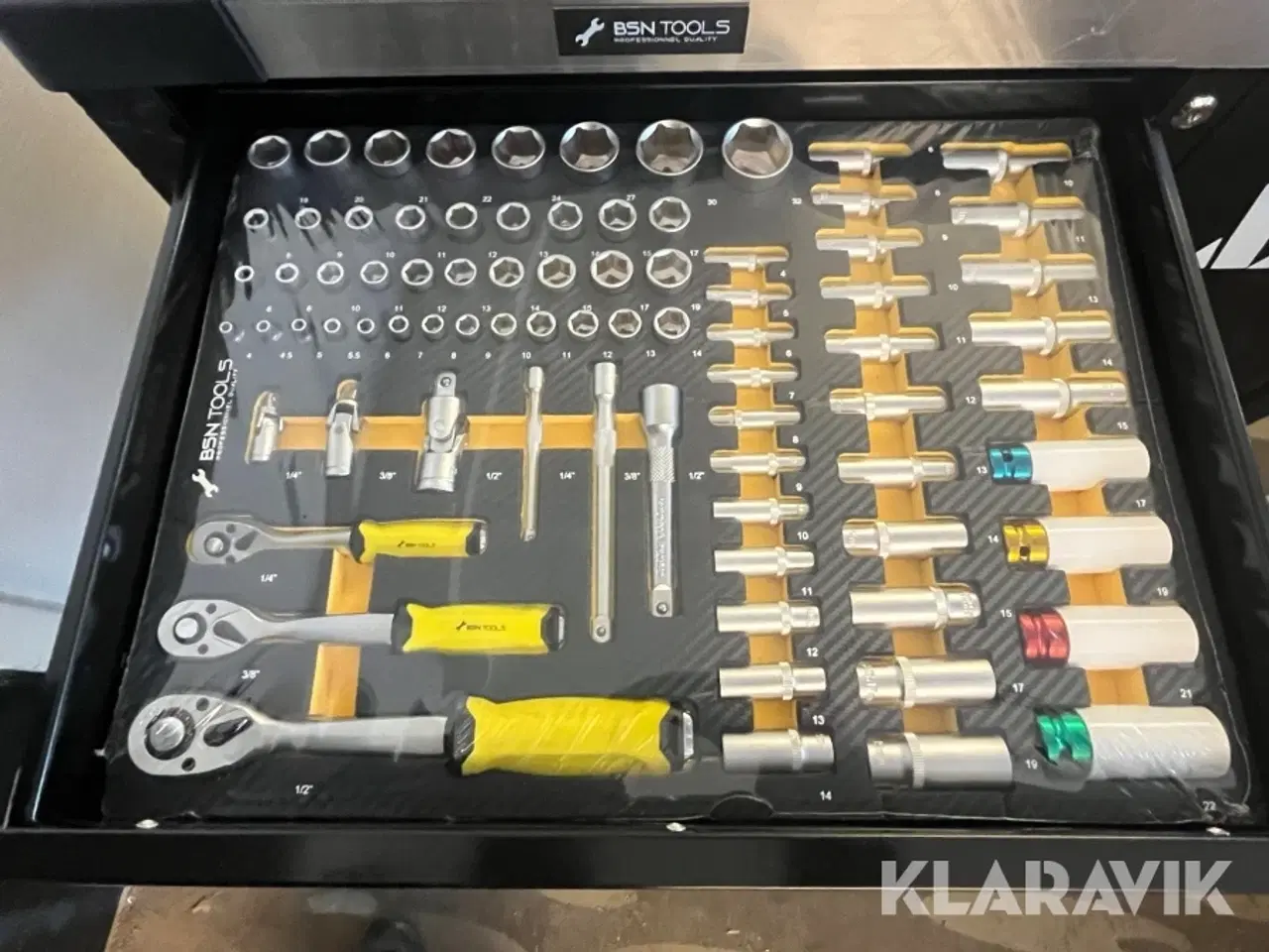 Billede 7 - Værktøjsskab BSN Tools 262 styks værktøj