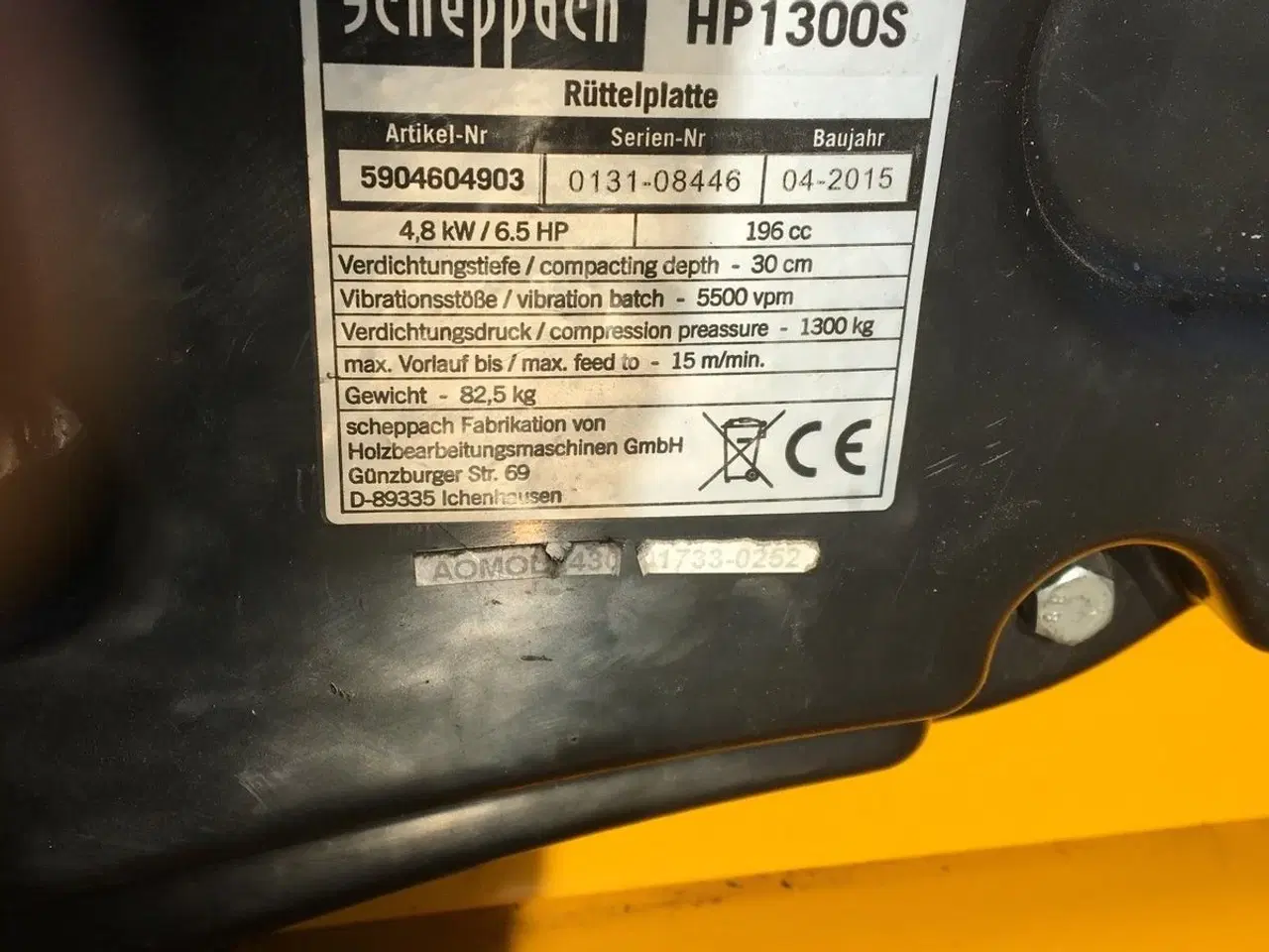 Billede 5 - Pladevibrator/Afrettersæt/Sten klipper UDLEJNING