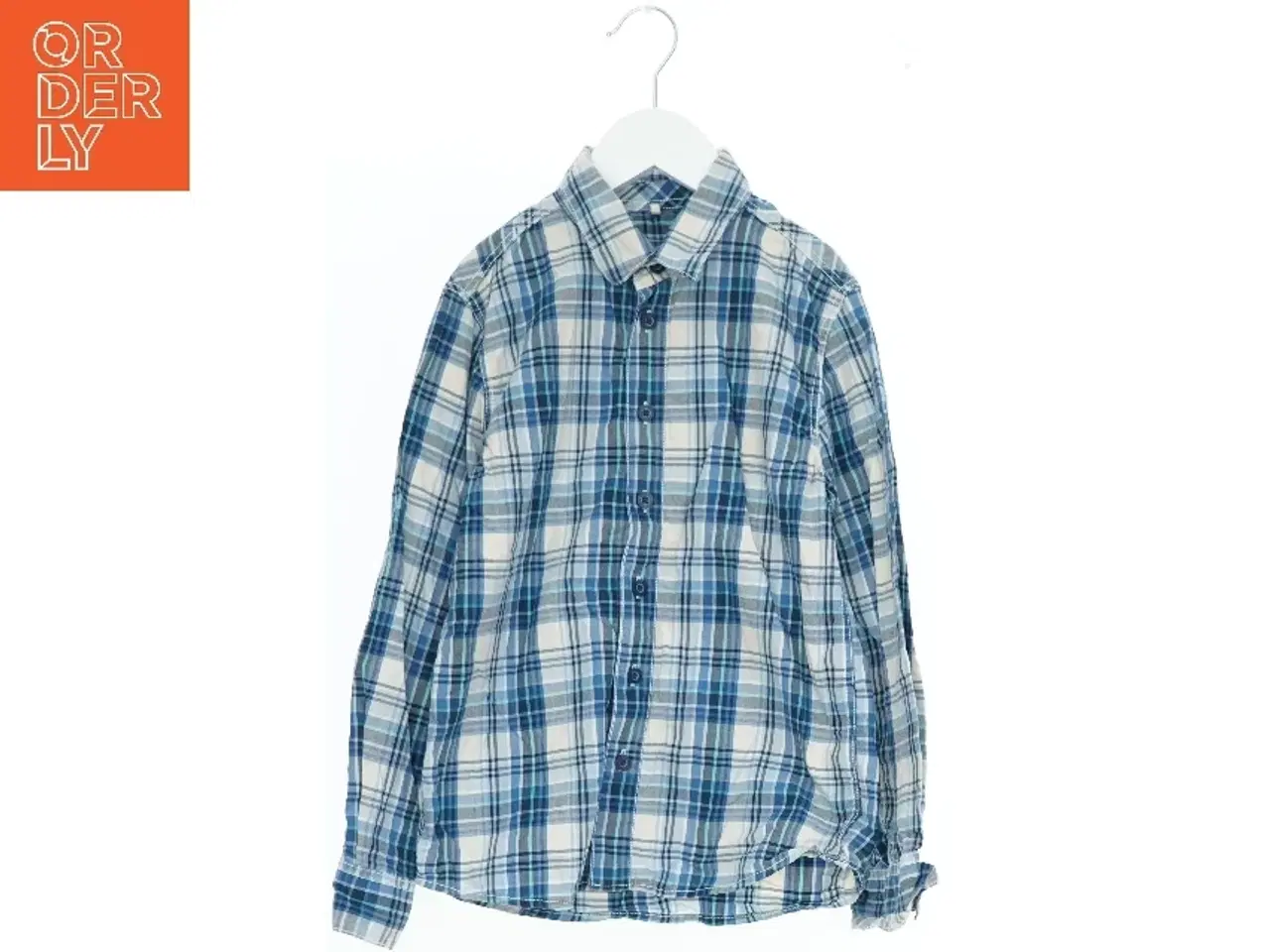 Billede 1 - Skjorte med tern fra Name It (str. 128)