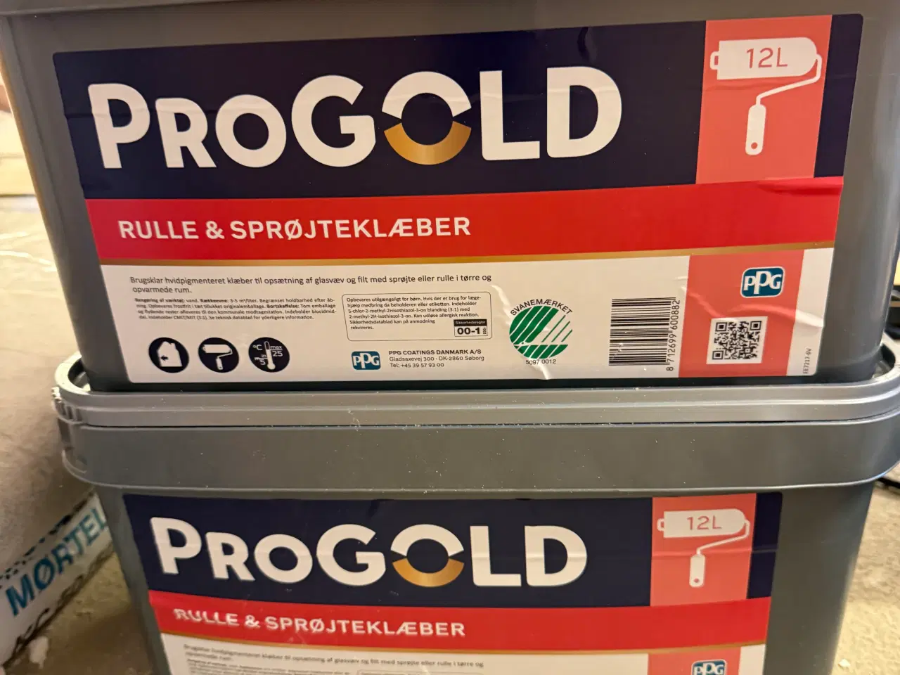 Billede 1 - Rulle og sprøjteklæber 2,5 spande