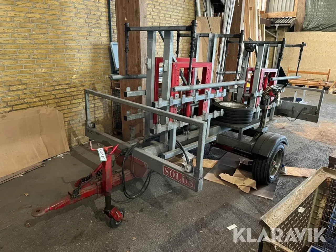 Billede 1 - Skraldevogn Solus til tømning af skraldespande.