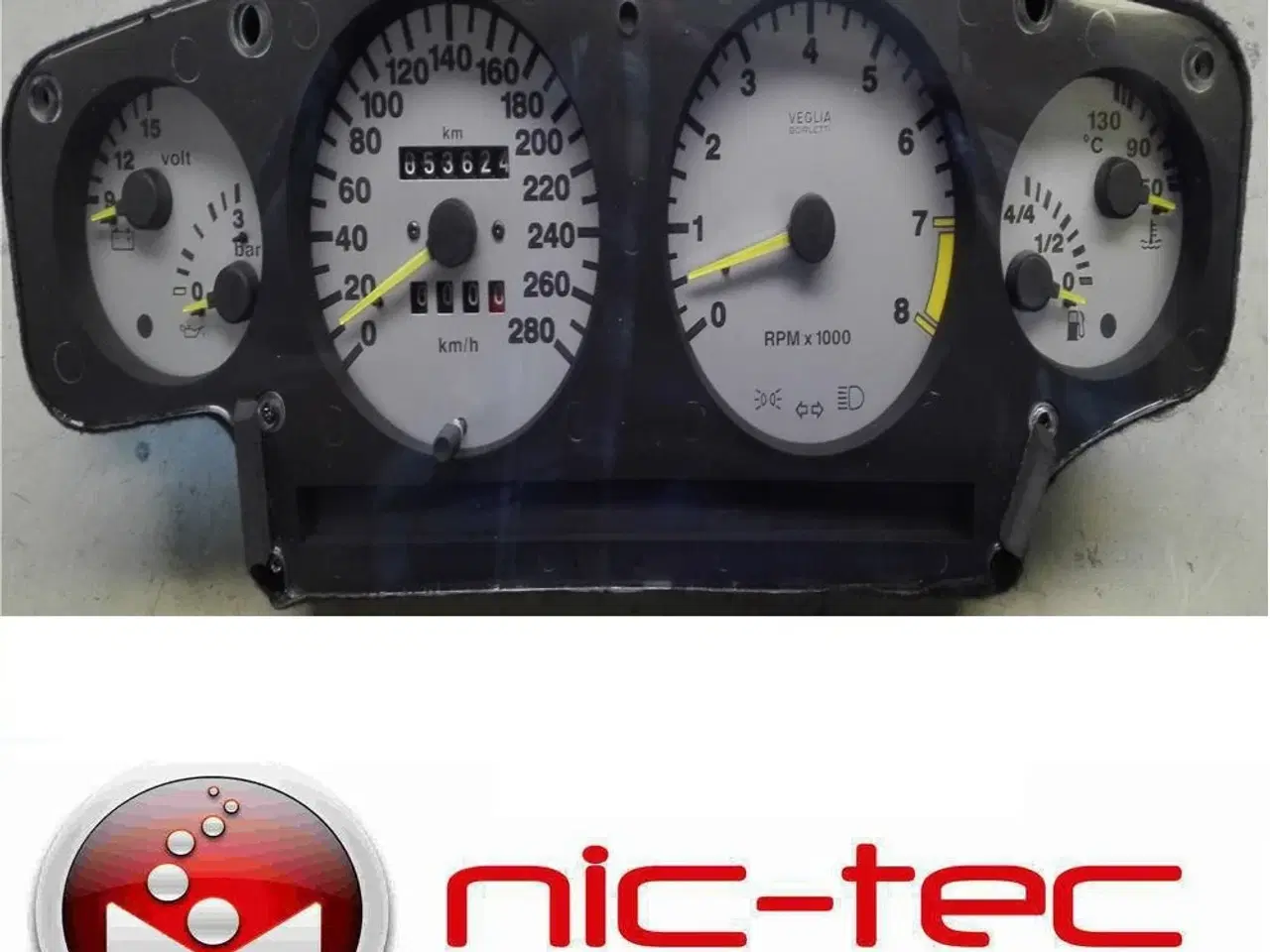 Billede 1 - Reparation af speedometer og kombiinstrument på Fiat Coupe Turbo