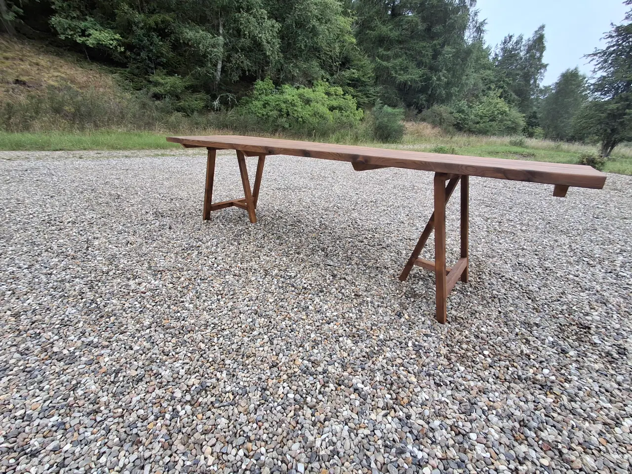 Billede 3 - Havebord, plankebord til udendørs brug.